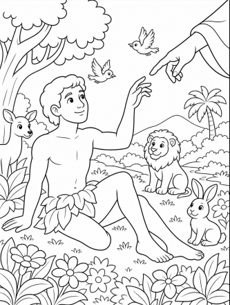 Prévia protegida do PDF Gênesis para Colorir